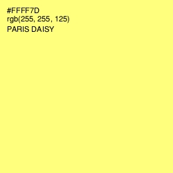 #FFFF7D - Paris Daisy Color Image